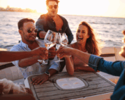 people enjoying the day on the boat labor day accident attorney